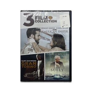 3 Film Collection American Sniper Gran Torino Sully Brand New Sealed DVD